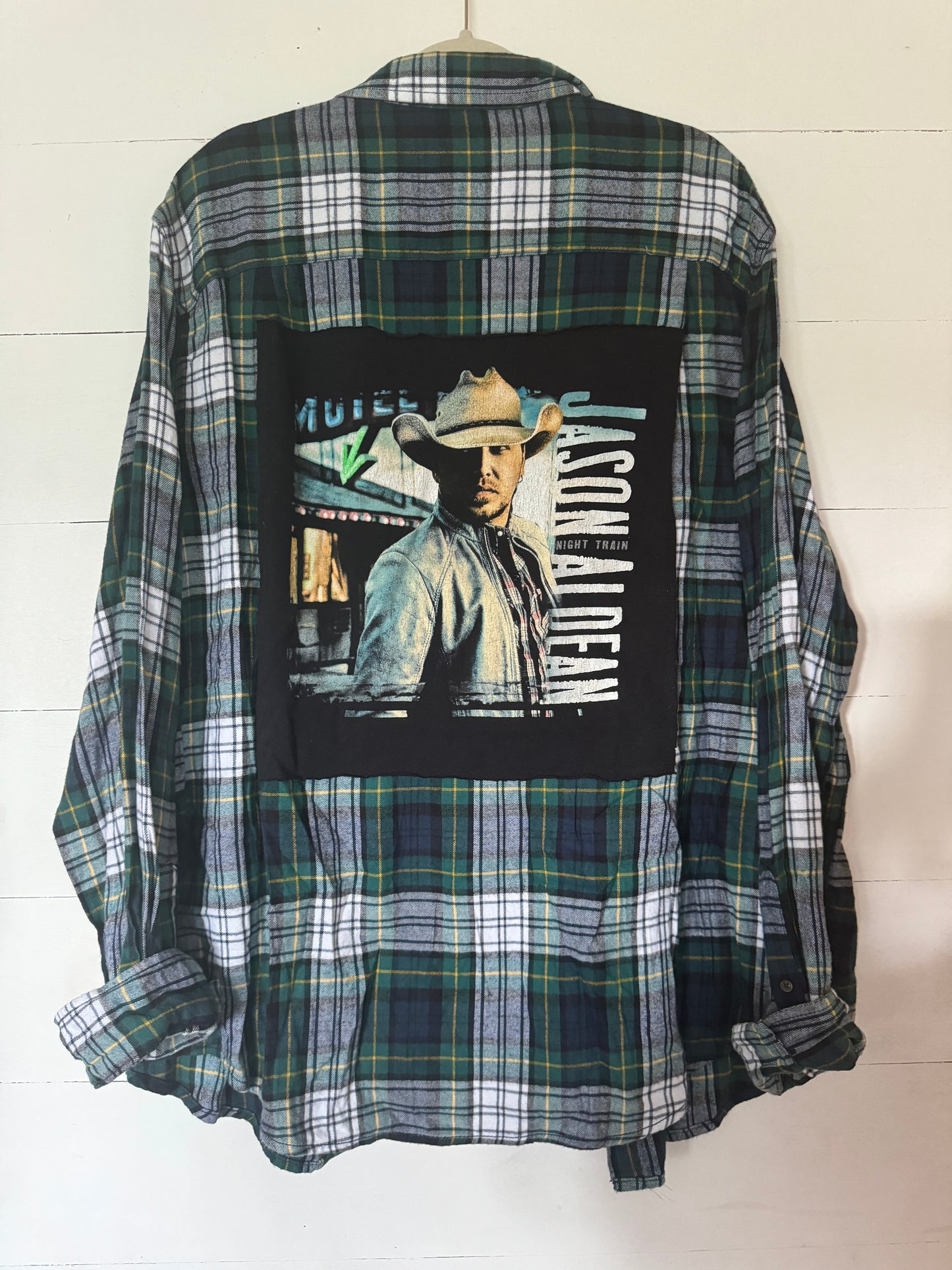 Jason Aldean Night Train Flannel