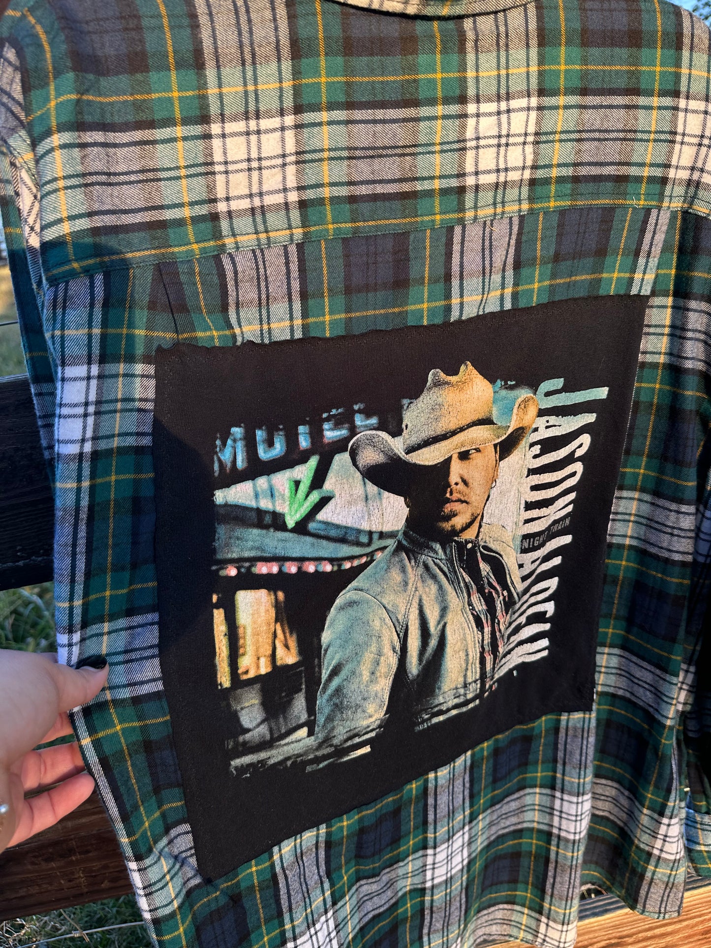 Jason Aldean Night Train Flannel