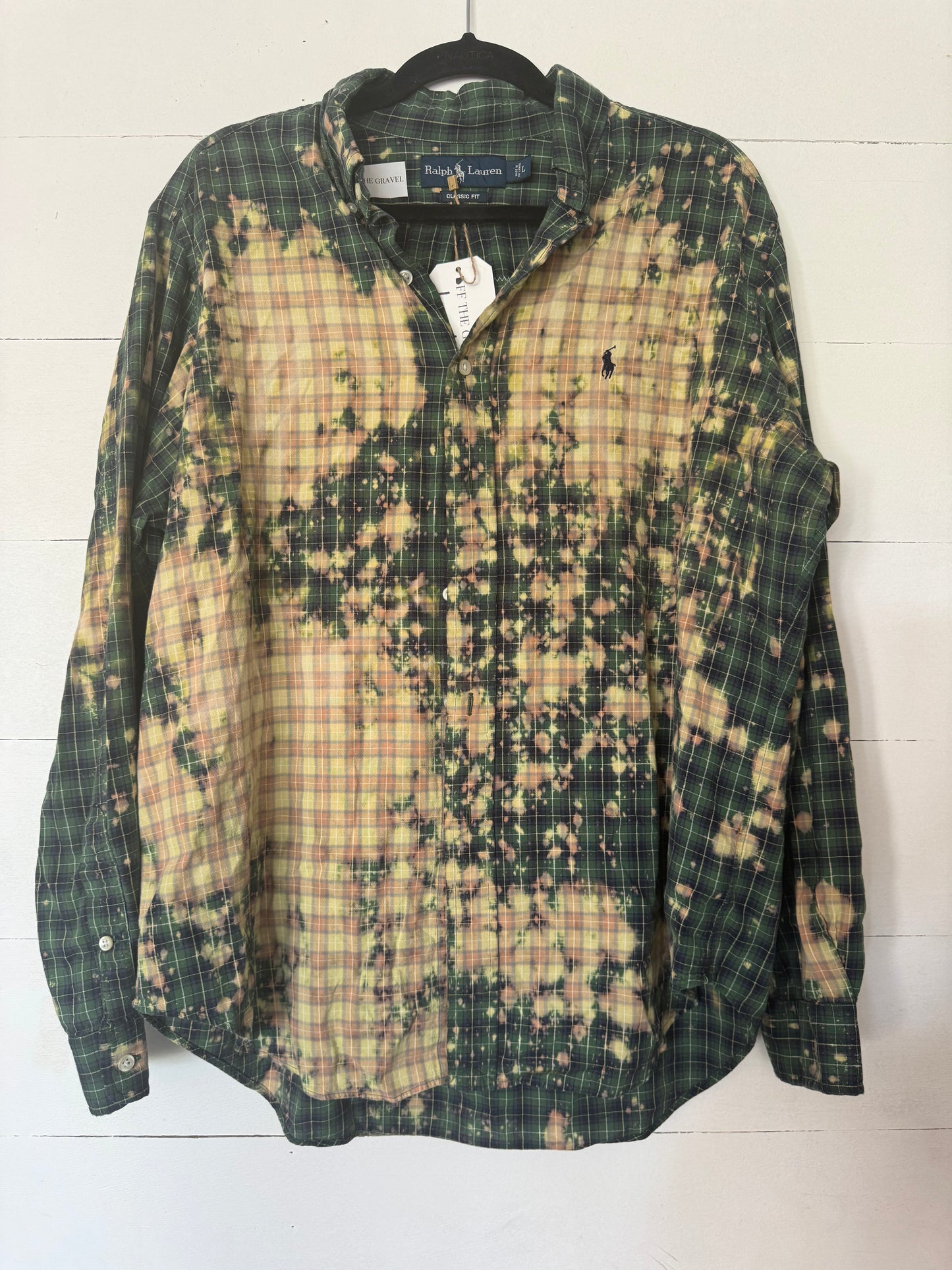 Aerosmith Bleached Ralph Lauren Button Up