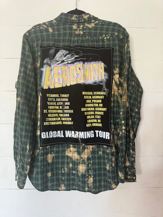 Aerosmith Bleached Ralph Lauren Button Up
