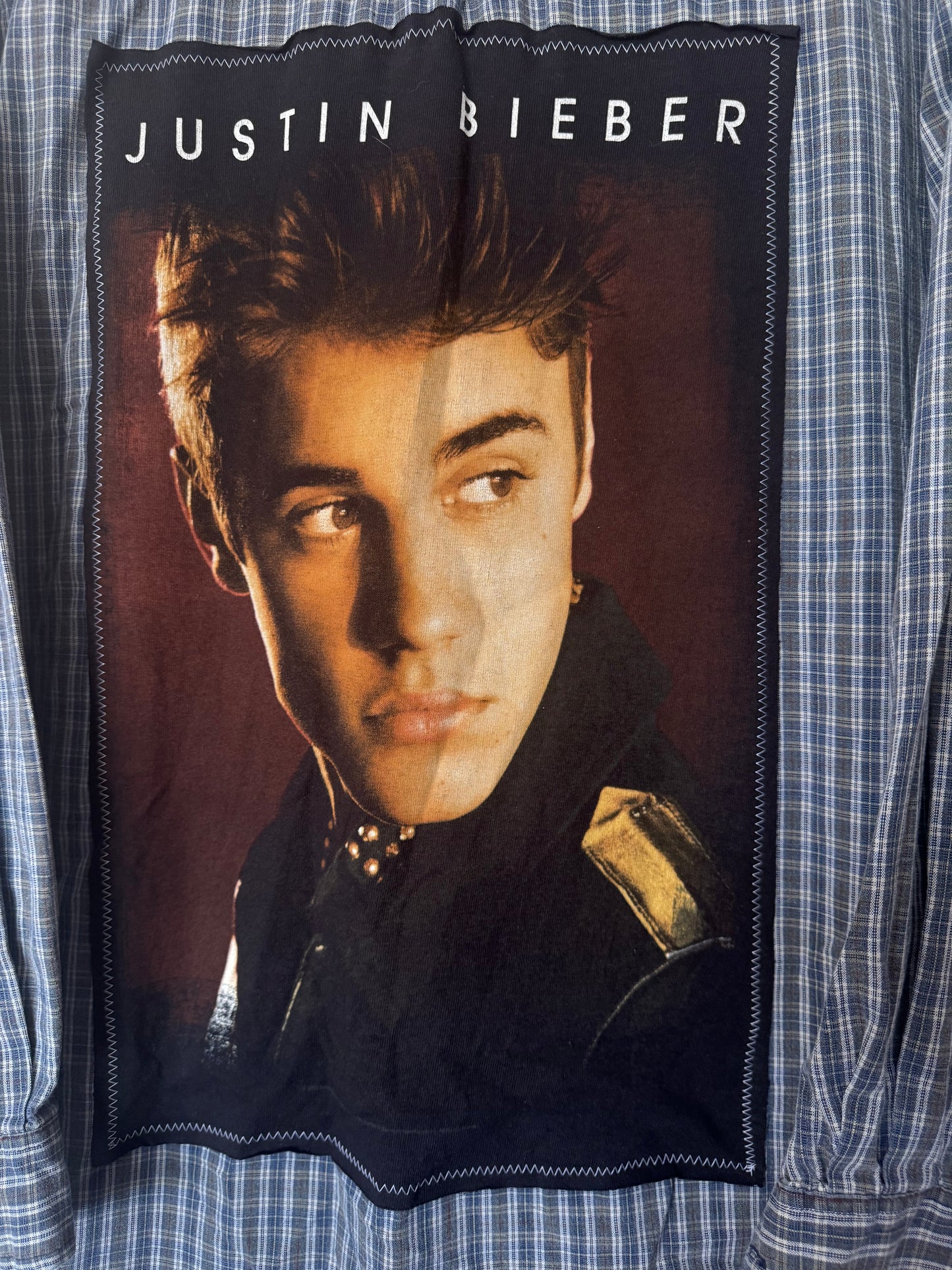 Justin Bieber Button Up