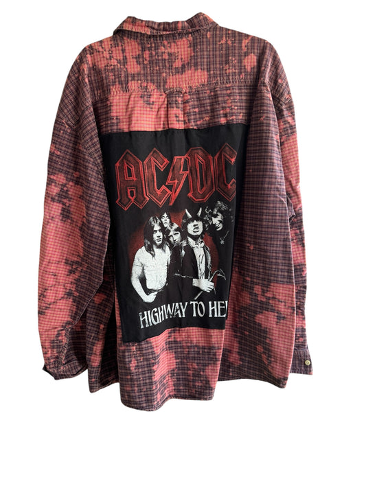 AC/DC Button up (bleached)