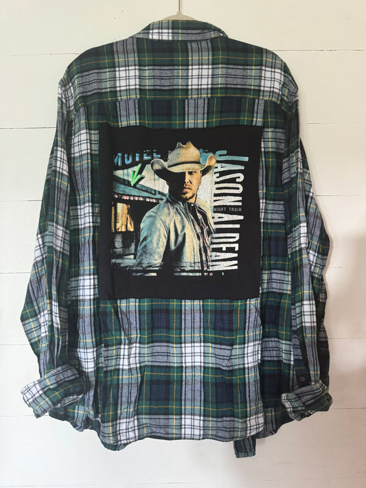 Jason Aldean Night Train Flannel