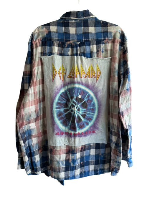 Def Leopard Flannel (bleached)