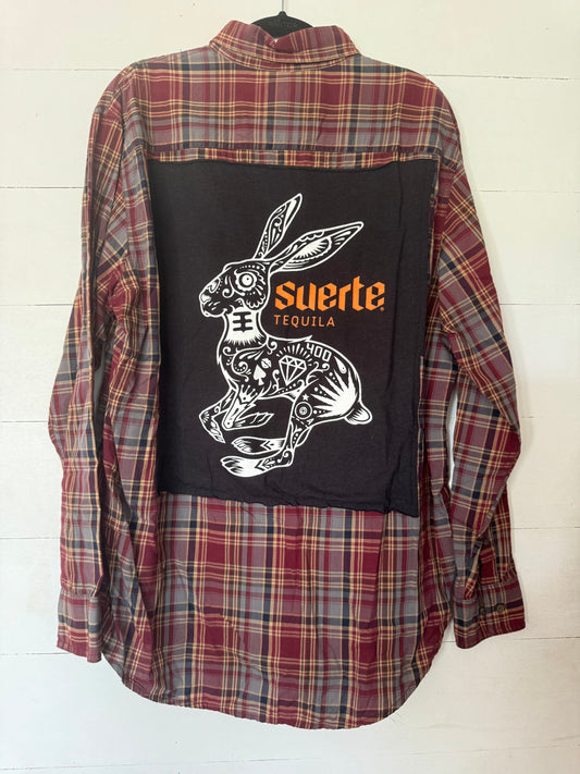 Suerte Tequila Button Up