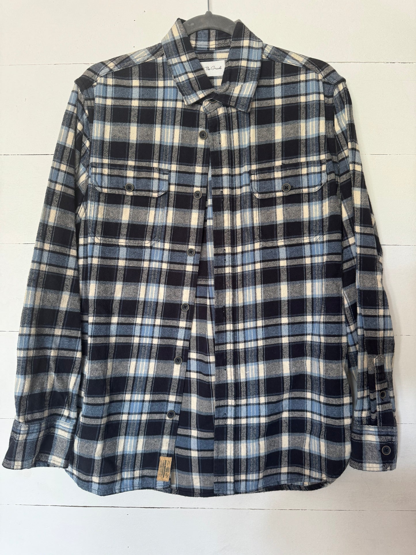 SAMFORD University Flannel Rework Button-up