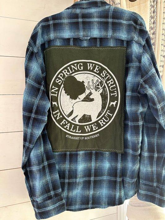 Straight up Southern Deer Flannel