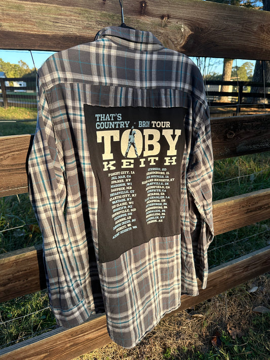 Toby Keith Tour Flannel