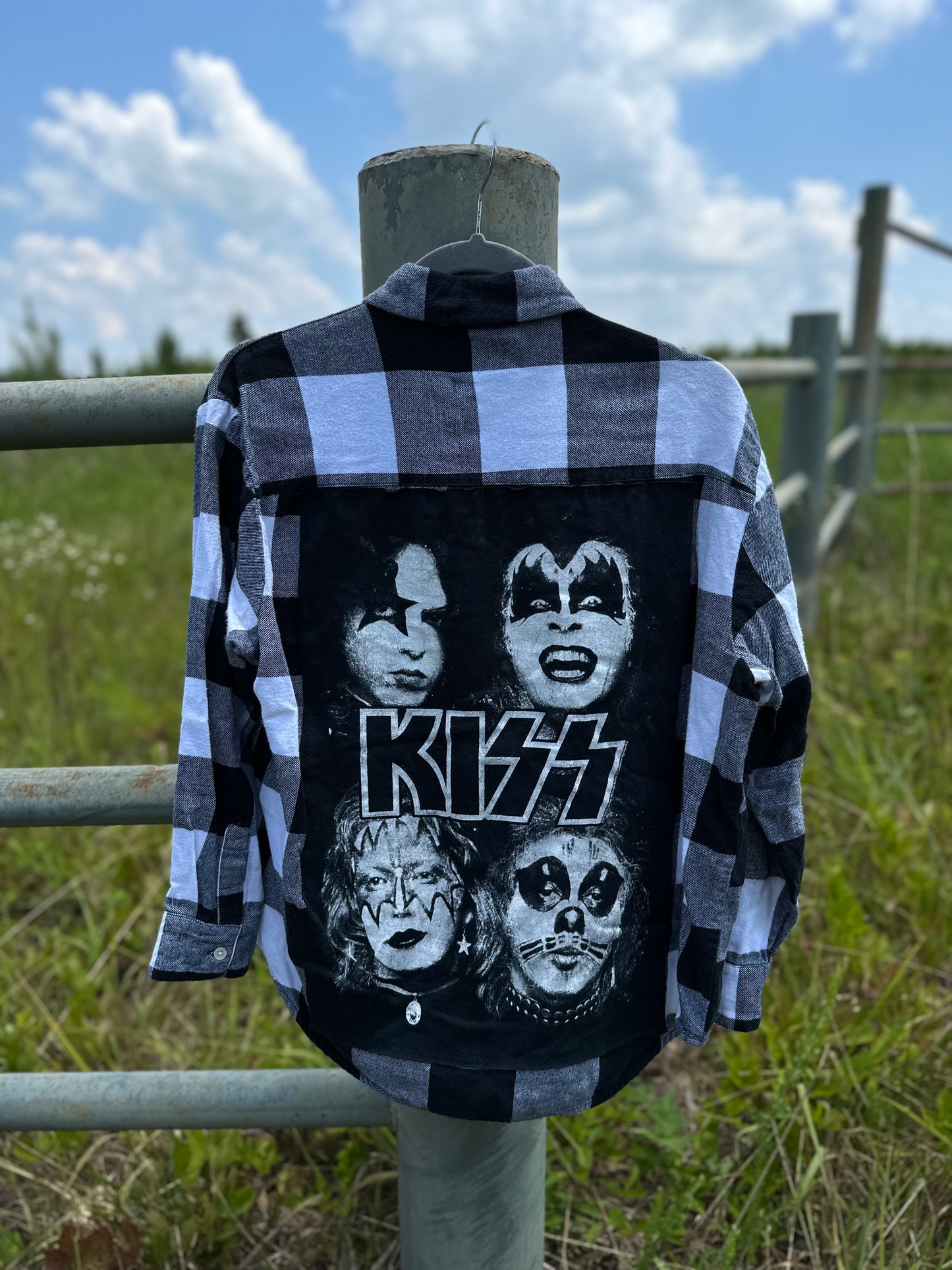 KISS Flannel Rework Button-up