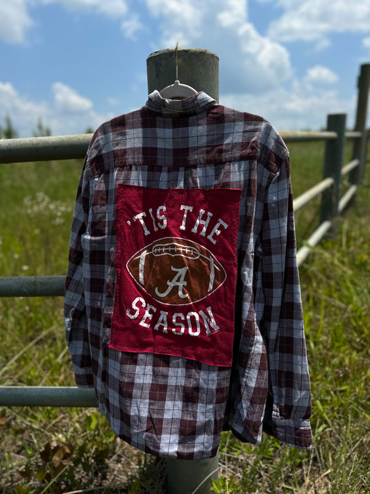 Alabama Flannel Rework Button-up